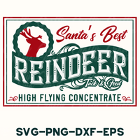 the logo for reindeer high flying concentrate