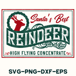 the logo for reindeer high flying concentrate