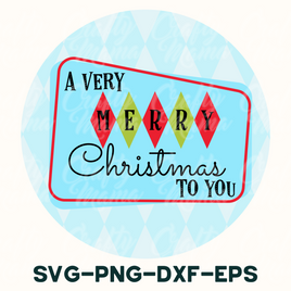 a very merry christmas to you sticker