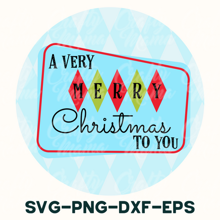 a very merry christmas to you sticker