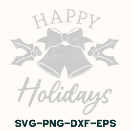 Happy Holidays Sign Svg