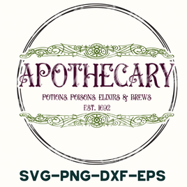 the logo for apothecary