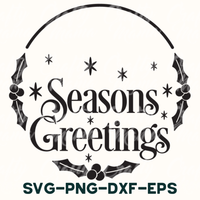 Seasons Greetings Svg