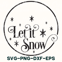 Let It Snow Svg