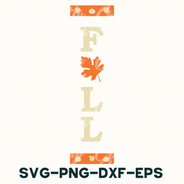 Fall Porch Sign Svg