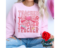 Teacher Valentine Pencil Bow