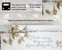 Unfailing Love Canvas Sign