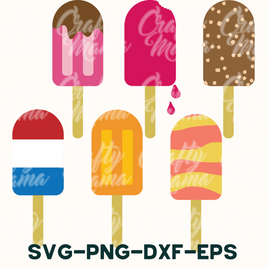 Popsicles Svg