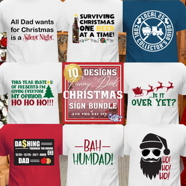 Grumpy Dad Christmas Svg Bundle