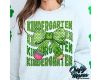 Kindergarten St. Patricks Day Pencil Bow