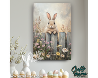 Easter Bunny Canvas Sign