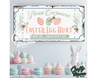 Easter Egg Hunt Ticket Canvas Sign