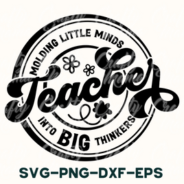 Teacher Svg, Molding Little Minds