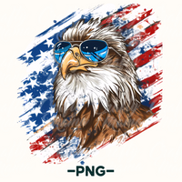 Merica Patriotic Eagle Png