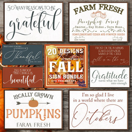 Fall Farmhouse Home Svg Bundle