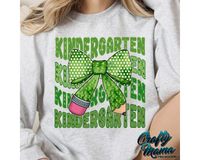 Kindergarten St. Patricks Day Pencil Bow