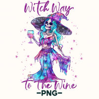 Witch Way To The Wine Png