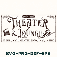 Theater And Lounge Svg File