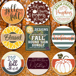 Fall Farmhouse Round Bundle