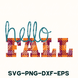 Hello Fall Svg