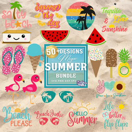 Mega Summer Beach Svg Bundle