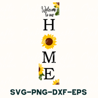 Sunflower Svg, Sunflower Home Porch Sign