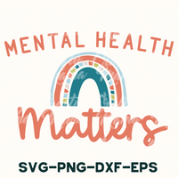 Mental Health Svg, Mental Health Matters