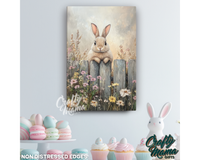 Easter Bunny Canvas Sign