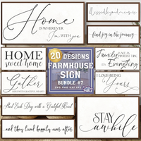 Farmhouse Home Sign Bundle #7