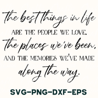 The Best Things In Life | Best Friends Svg