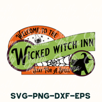 Wicked Witch Inn, Vintage Farmhouse Sign