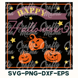 Retro Halloween Svg, Happy Halloween