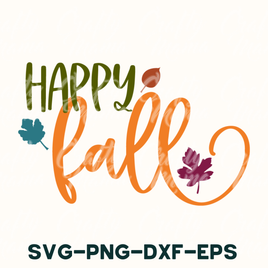 Happy Fall Svg