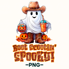 Boot Scootin Spooky Png