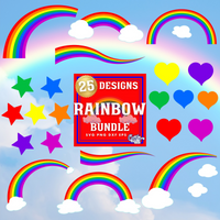 Rainbow Svg Clipart