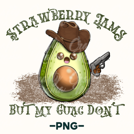 Strawberry Jams But My Glock Don't Png