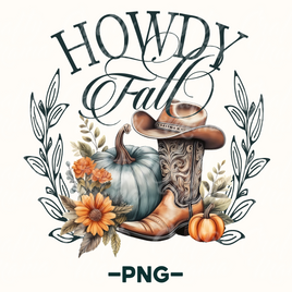 Howdy Fall Png