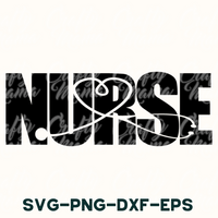 Nurse Svg, Nurse Heart Stethoscope