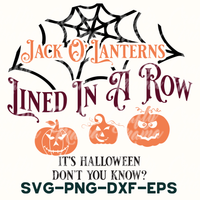 a poster for a halloween party with pumpkins and spider webs