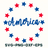 America Sign Svg