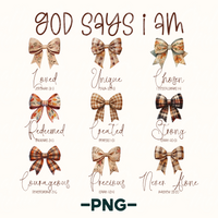 God Says I Am Png