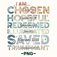 Chosen Hopeful Redeemed Png