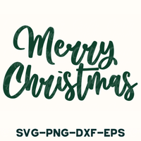 merry christmas svg - dxf - eps