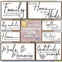 Farmhouse Home Sign Bundle #8