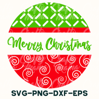 merry christmas svg - dxf - eps