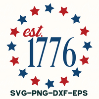 1776 Sign Svg