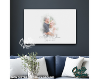 Wedding Guestbook Canvas Sign