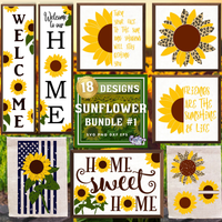 Sunflower Bundle Svg, Inspirational