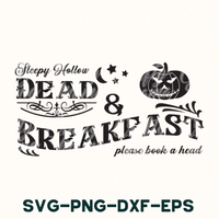 Dead And Breakfast Halloween Sign