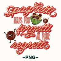 No Regrets Spagetti Png